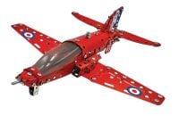 RAF Royal Air Force Red Arrows Jet Metal Construction Kit Set