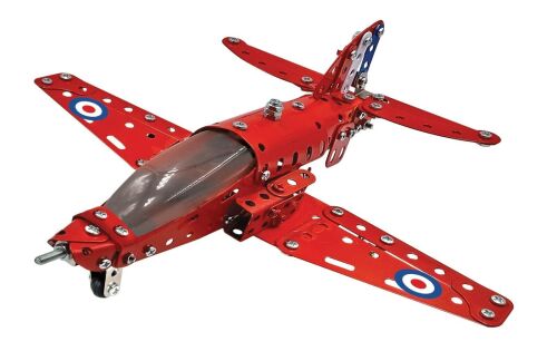 RAF Royal Air Force Red Arrows Jet Metal Construction Kit Set