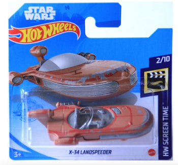 Star Wars X-34 Landspeeder Die Cast Hot Wheels Model