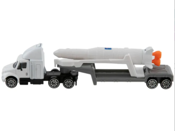 NASA Rocket & Truck Lorry Die Cast Model Transporter