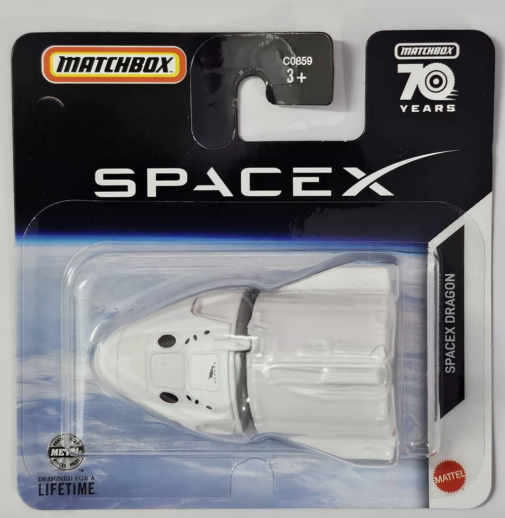 SpaceX Dragon Matchbox Die Cast Model