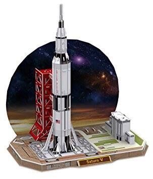 NASA Apollo 11 Saturn 5 Rocket 3D Puzz Kit Model Large