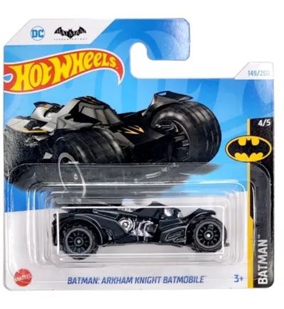 Batman Die Cast Car Hot Wheels Model On Card
