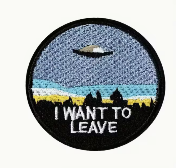 UFO Alien Area 51 Flying Saucer Spacecraft Patch