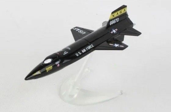 Rare NASA Corgi Smithsonian X-15 Aircraft Die-Cast Model & Stand 12cm
