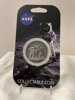 Rare NASA Apollo 11 Lunar Moon Landing Medallion Coin Medal Neil Armstrong