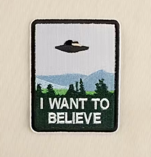 UFO Alien Area 51 Flying Saucer Spacecraft Patch