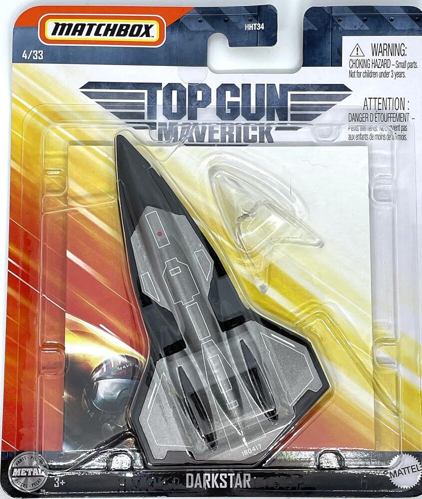 Matchbox Die-Cast Model Darkstar Top Gun Maverick Sky Busters