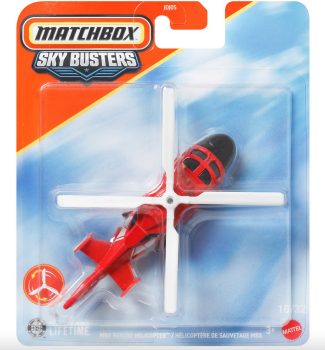 Matchbox Sky Busters Die-Cast Model MBX Rescue Helicopter