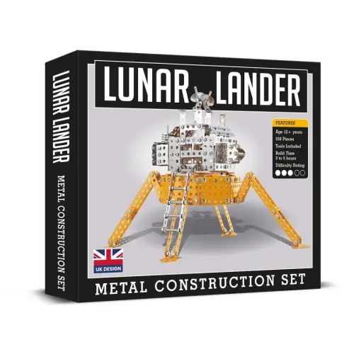 NASA Apollo Space Eagle Lunar Lander Metal Construction Set Kit 558 Pieces
