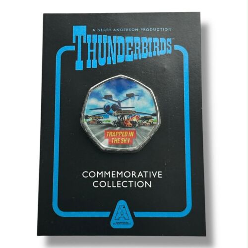 Trapped In The Sky Gerry Anderson Thunderbirds 50p Shaped Collectable Coin 
