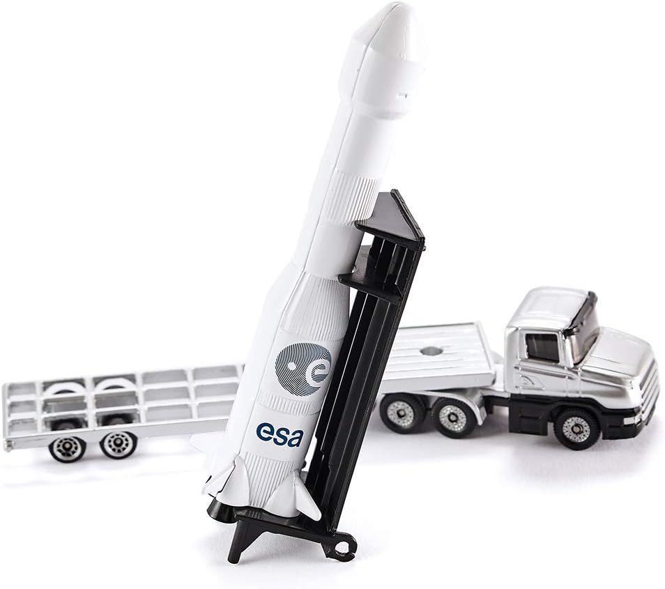 Rare ESA Space Rocket On Truck All Die Cast Stunning Model Toy