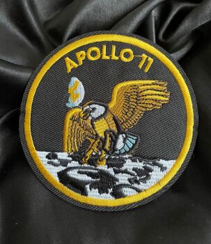 Large NASA Apollo 11 Eagle Neil Armstrong Iron On Patch
