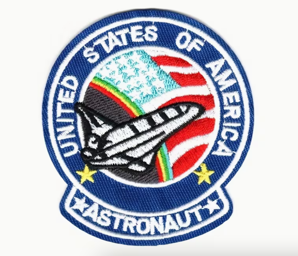 United States USA NASA Space Shuttle Astronaut Iron On Patch