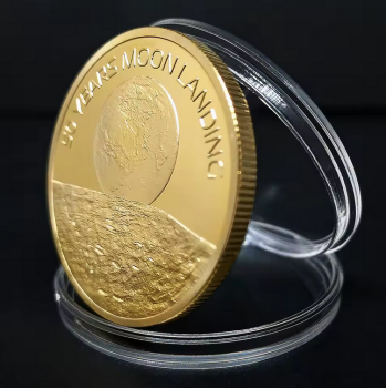 Lunar Moon Landing 50th Anniversary Commemorative Medallion Coin NASA