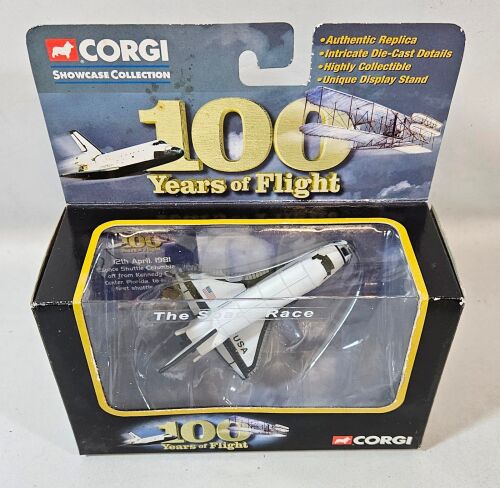 NASA Corgi Space Race Die-Cast Model Space Shuttle Orbiter