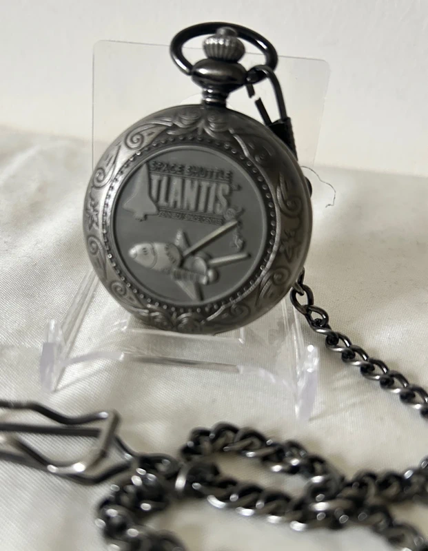 NASA Kennedy Space Center Space Shuttle Atlantis Pocket Watch
