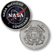 NASA Michoud Navigation Aids United States Coast Guard Challenge Coin