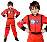 Nasa Astronaut Jumpsuit Boys Fancy Dress Space Uniform Kids Childs Costume Outfit