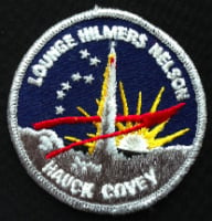 NASA Patch Lounge Hilmers Nelson Hauck Covey Rare