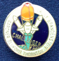 Rare Space Shuttle Challenger Pin Badge