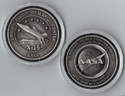 NASA DRYDEN USAF SPACE X-15 MEDALLION MADE FLOWN METAL FROM AN X-15 AIRCRAFT