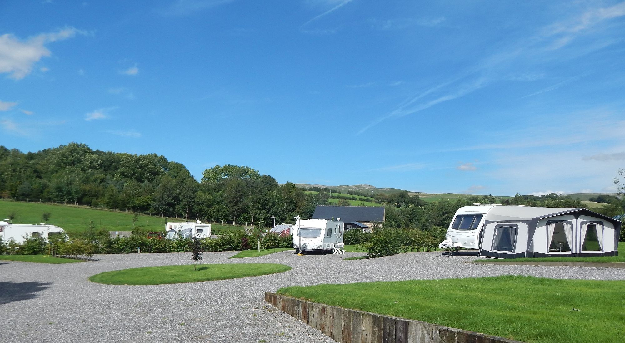 Standard Pitches Thornbrook Barn Caravan Site