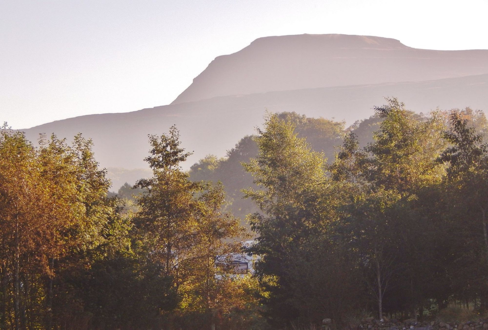 Early Autumn Morning Thornbrook Barn Caravan Site