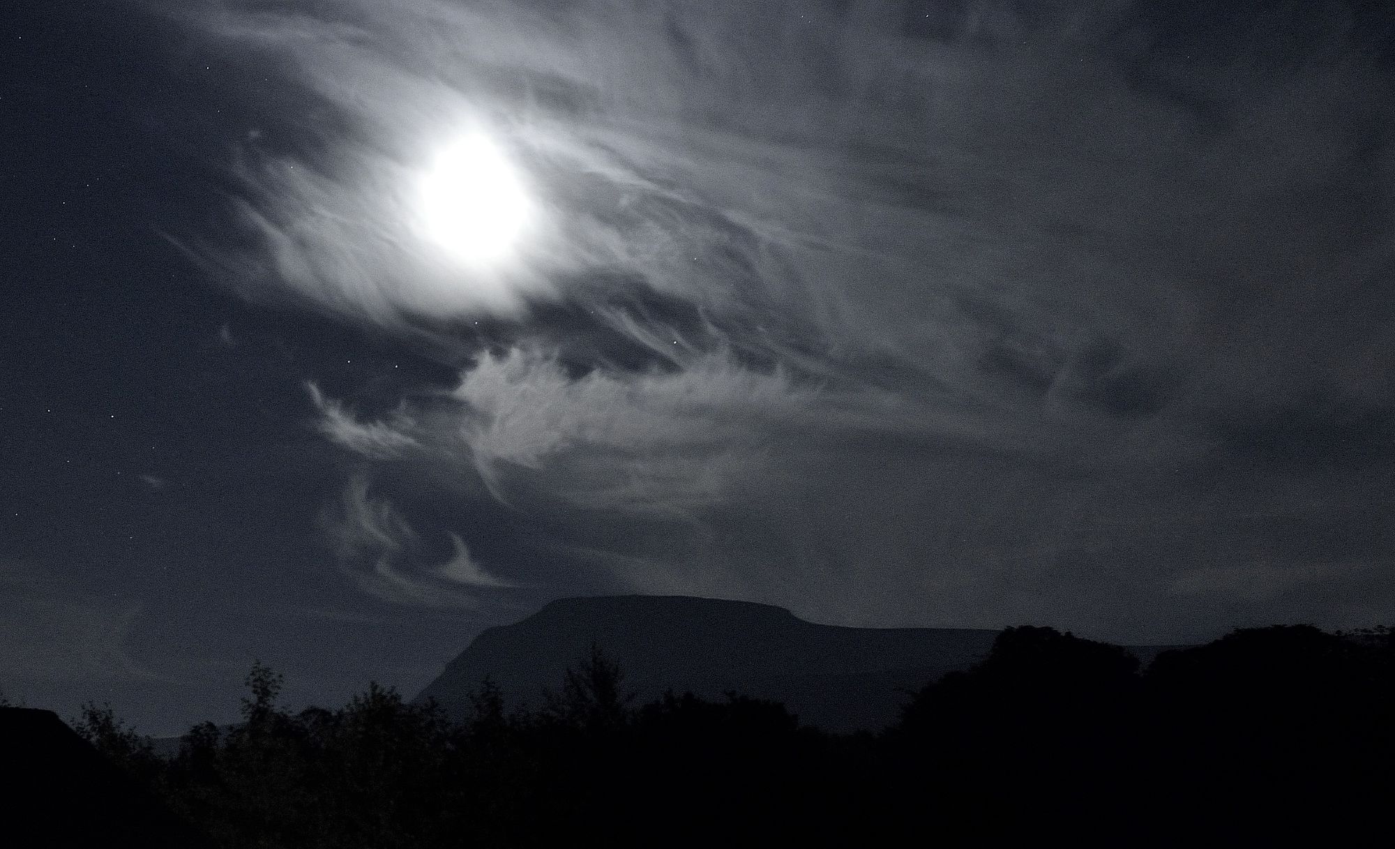 Night Skies from Thornbrook Barn with Ingleborough