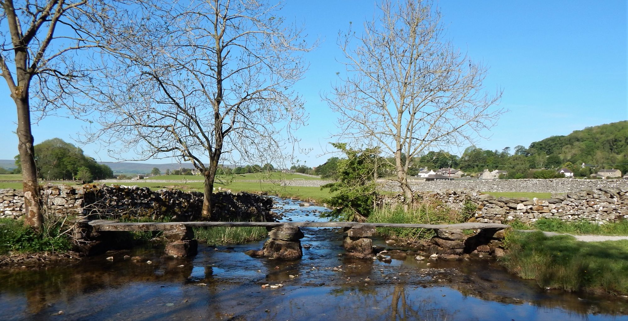 Flascoe Bridge (15th Century Clapper Type Bridge) Austwick