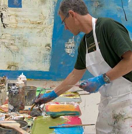 Nicholas Wilton in hs studio