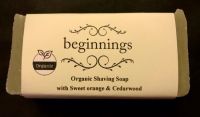 Cedarwood & Sweet Orange Organic Shaving Soap