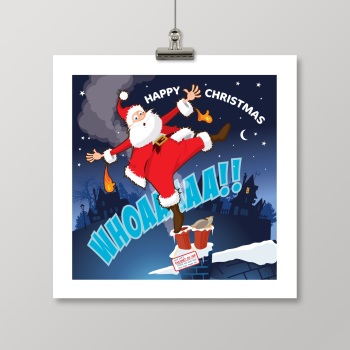 WHOOOAA! Christmas card