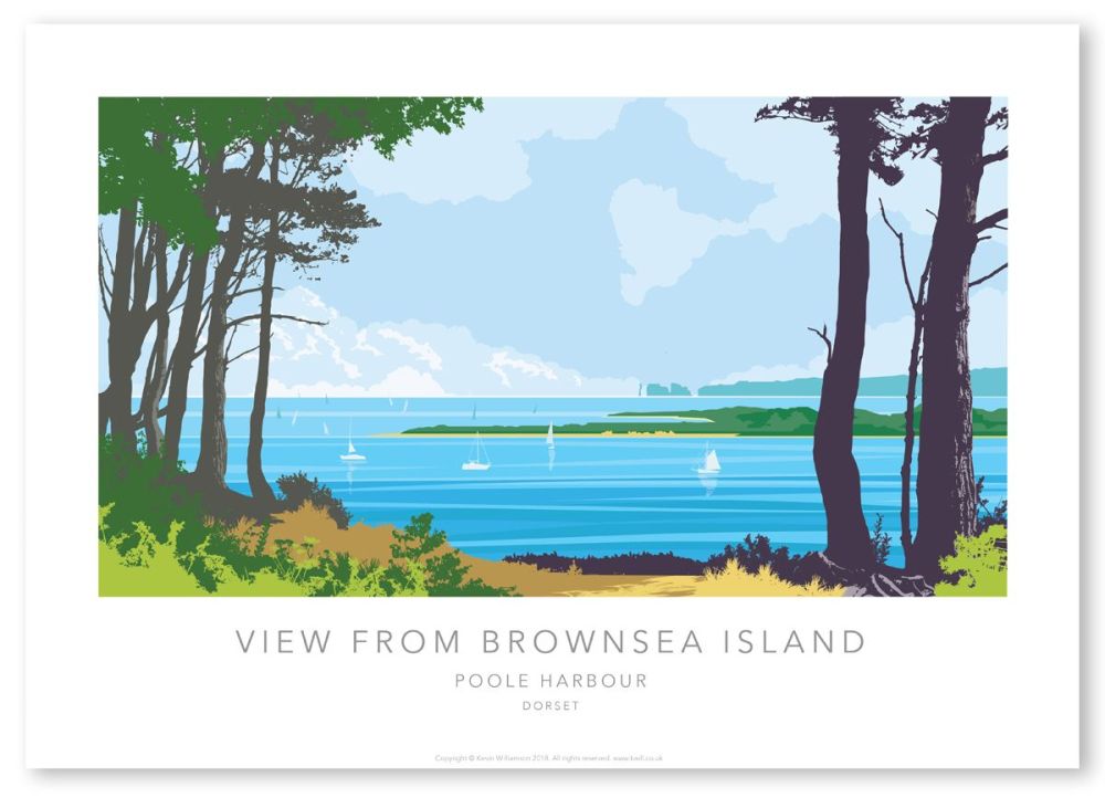 A VIEW FROM BROWNSEA ISLAND 