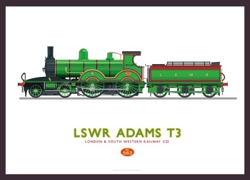 L&SWR ADAMS T3 Side view