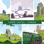 CORFE CASTLE MULTI PRINT