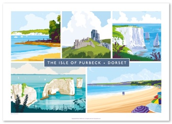 ISLE OF PURBECK MULTI PRINT II