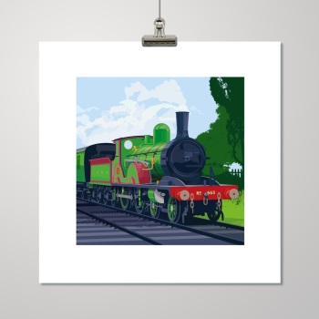 L&SWR ADAMS T3 CLASS No 563