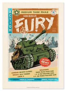 'FURY' COMIC COVER