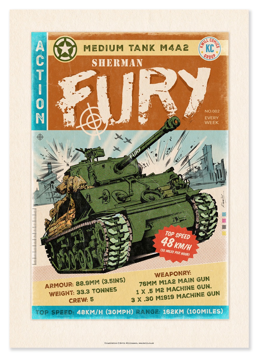 'FURY' COMIC COVER