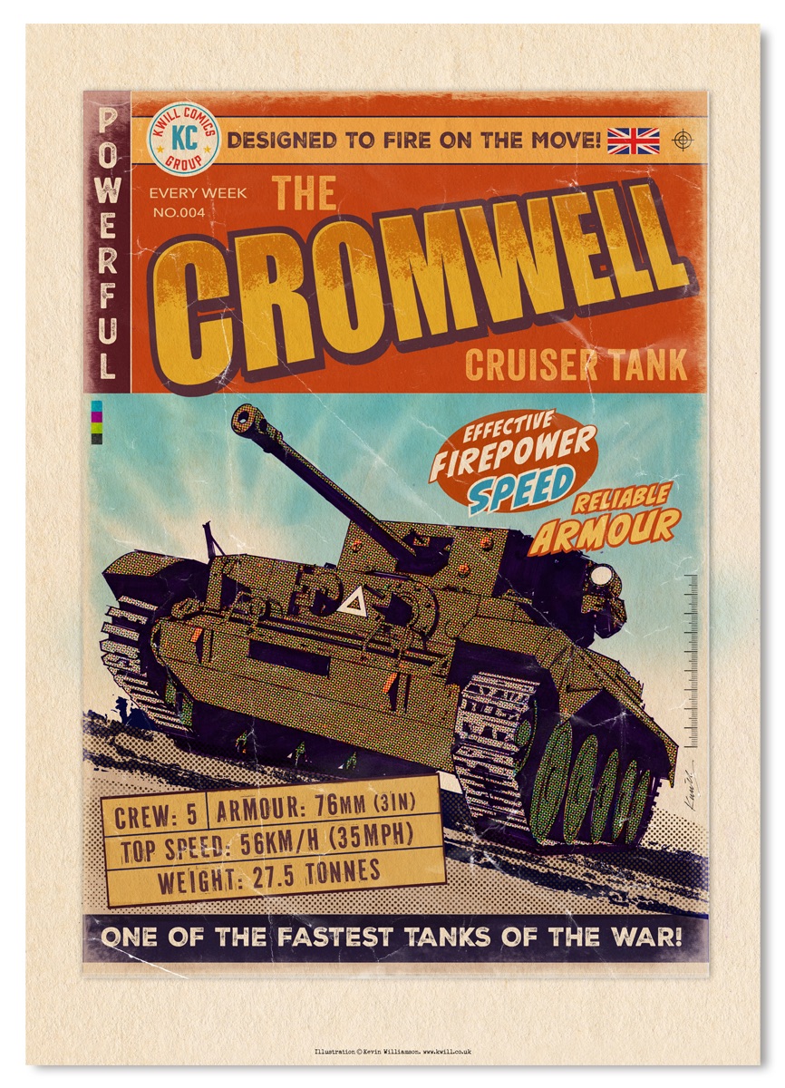 CROMWELL COMIC PRINT