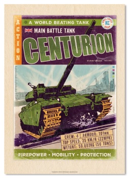 CENTURION COMIC PRINT