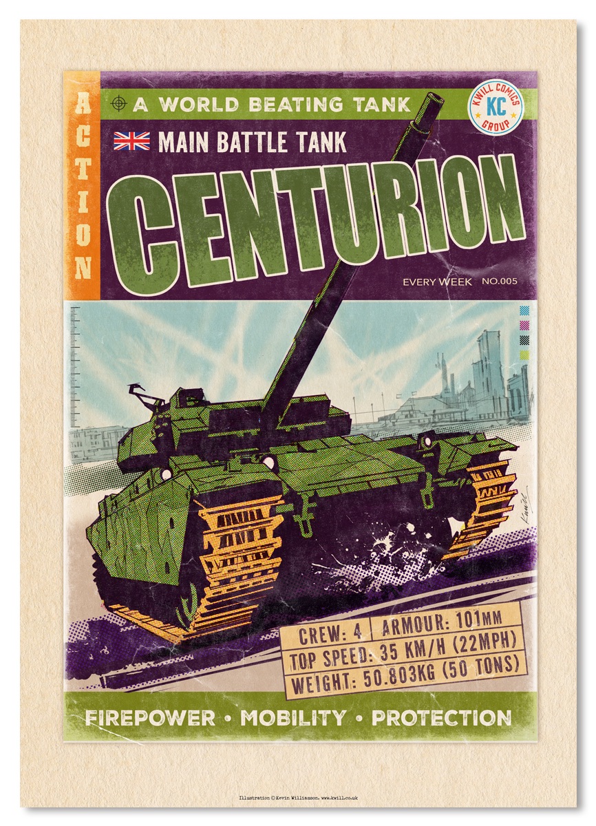 CENTURION COMIC PRINT
