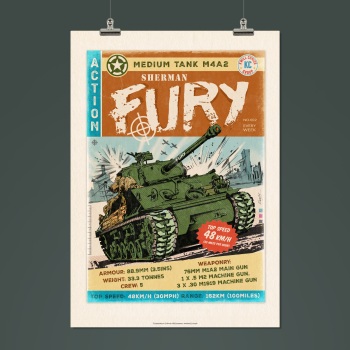 'FURY' COMIC COVER