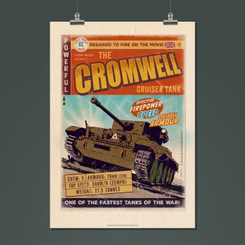 CROMWELL COMIC PRINT