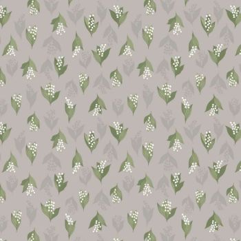FLO11.4 - Lily Of The Valley On Dove Grey