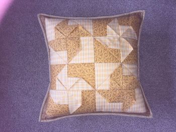 3D Pinwheel Cushion Pattern from Juberry Fabrics