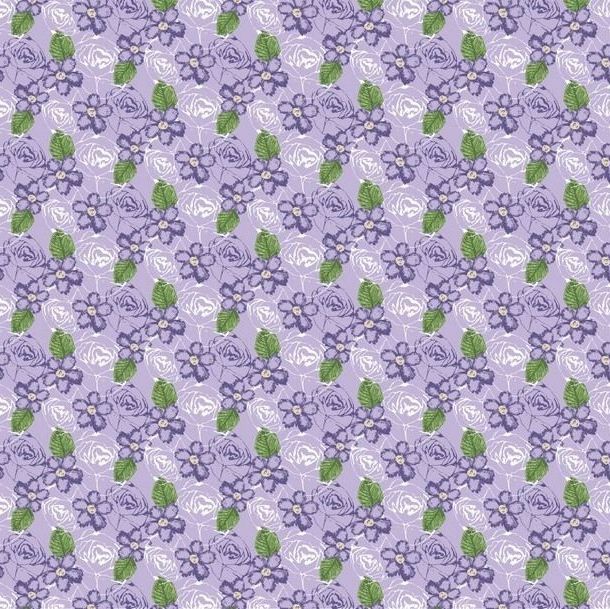 FF243-2 Floral Purple