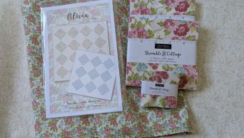 Brenda Riddle Pattern and Fabric Kit Olivia 71 Inch Square
