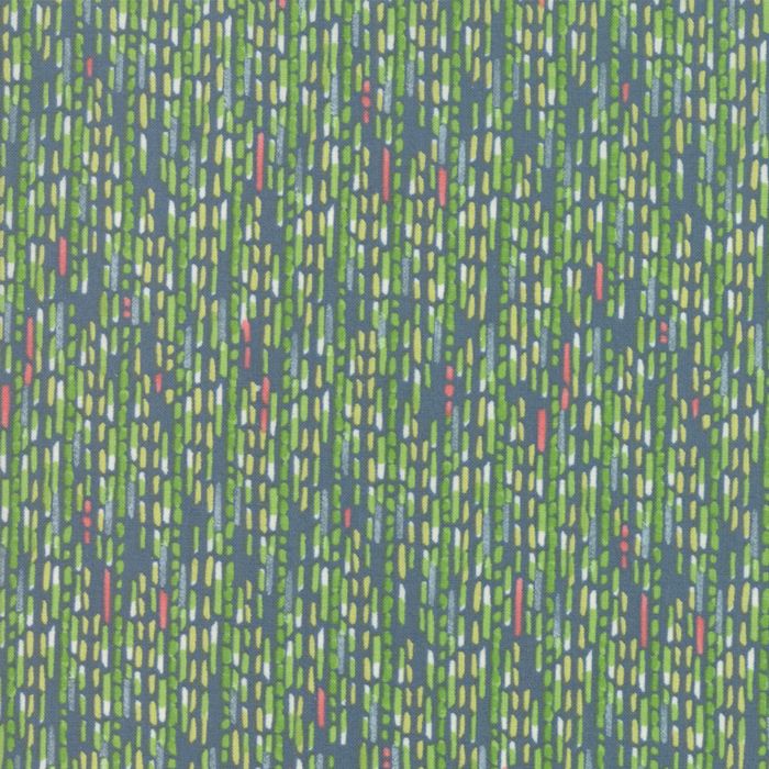 48664-12 Painted Meadow - Watercolour Stripe - Teal